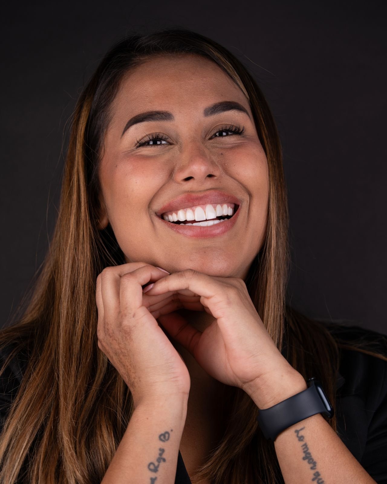 Patient smiling at Miami Dental CO